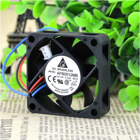 Original DELTA AFB0512MB Cooling Fan 12V 0.21A 0.96W 2wires AFB0512MB Fans